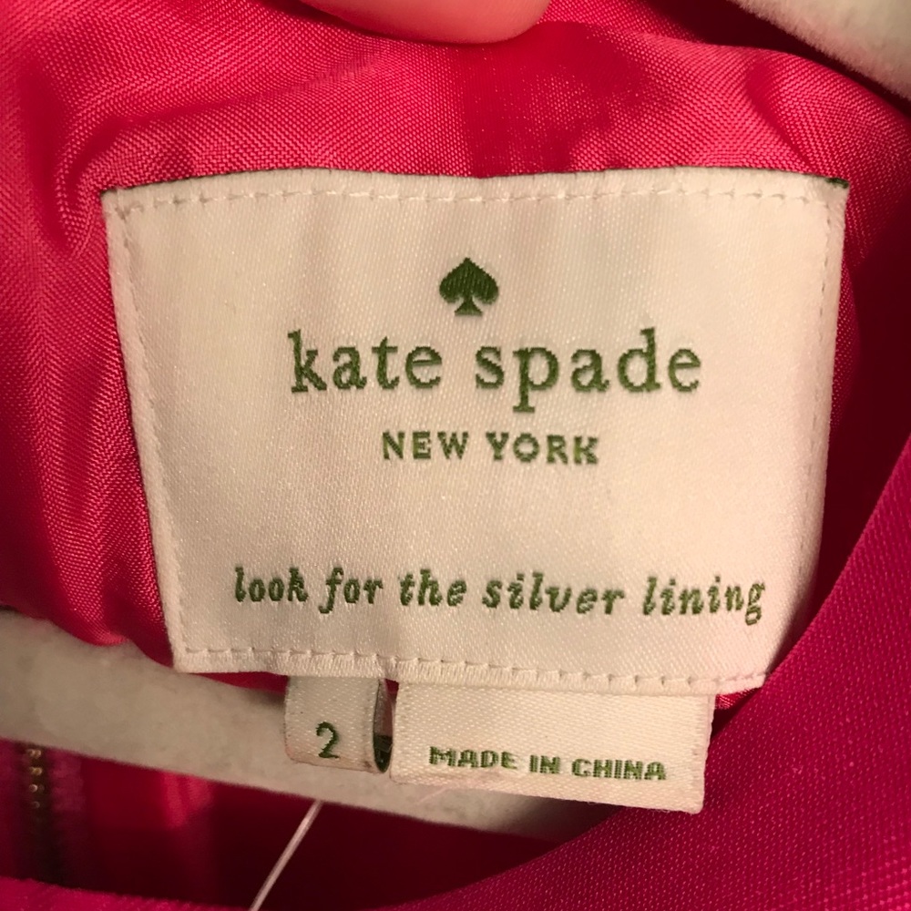 Kate spade hot pink dress